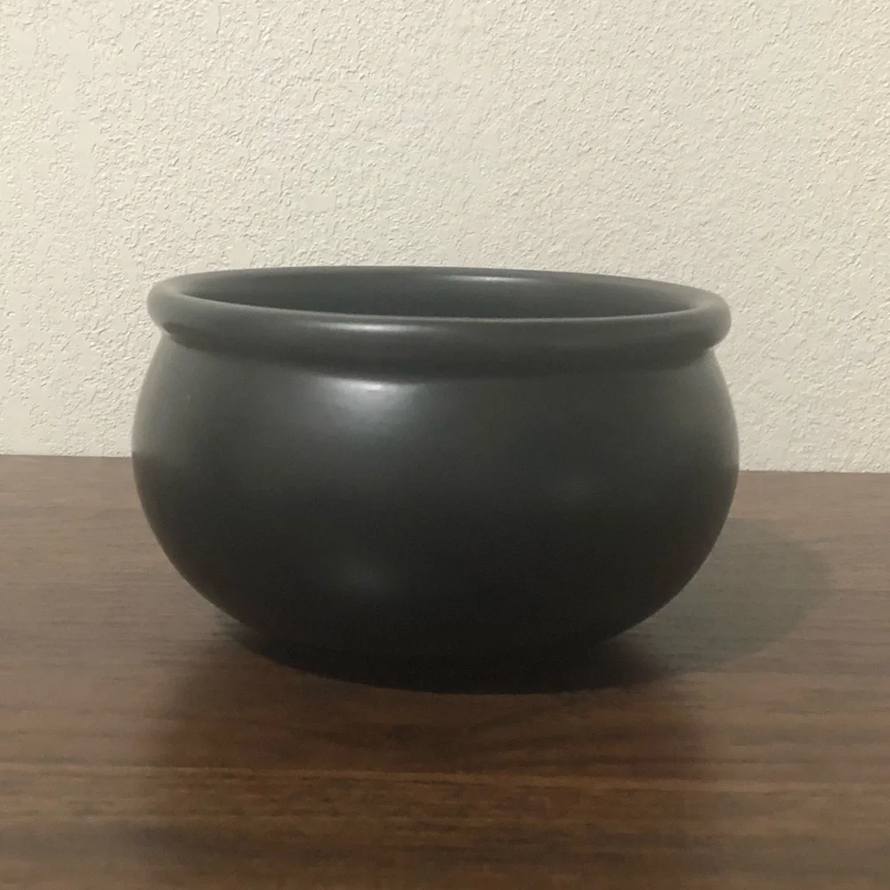 Williams Sonoma Halloween Cauldron Candy Dish Black
